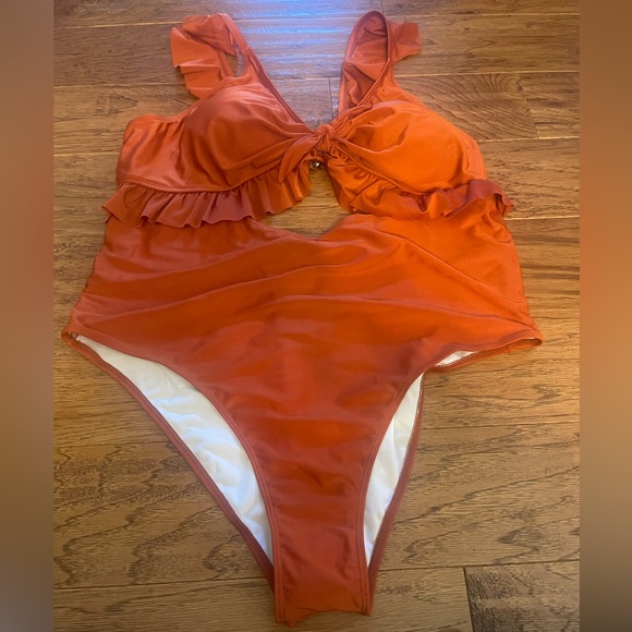 SHEIN Other - Burnt Orange SHEIN One Piece Swim 4XL